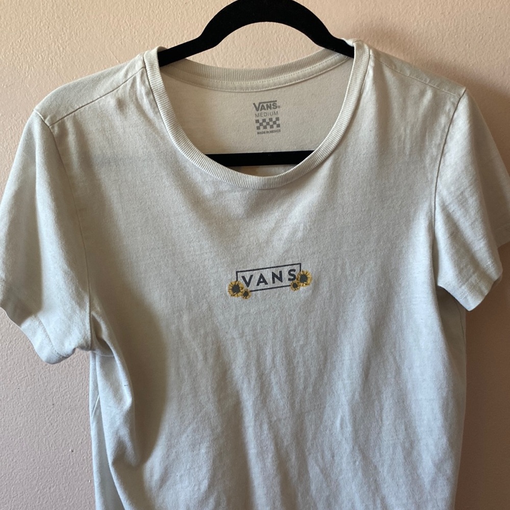 Vans sunflower tshirt